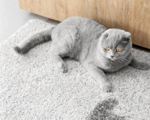 Pet stains on carpet