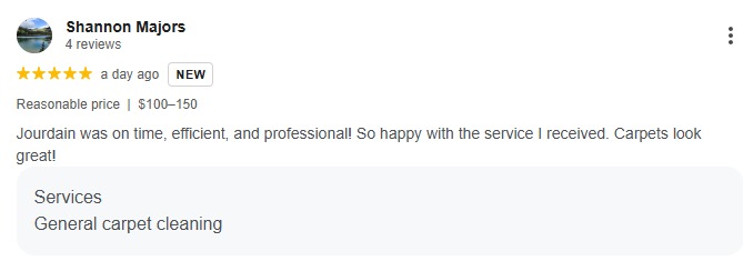 Review from Customer