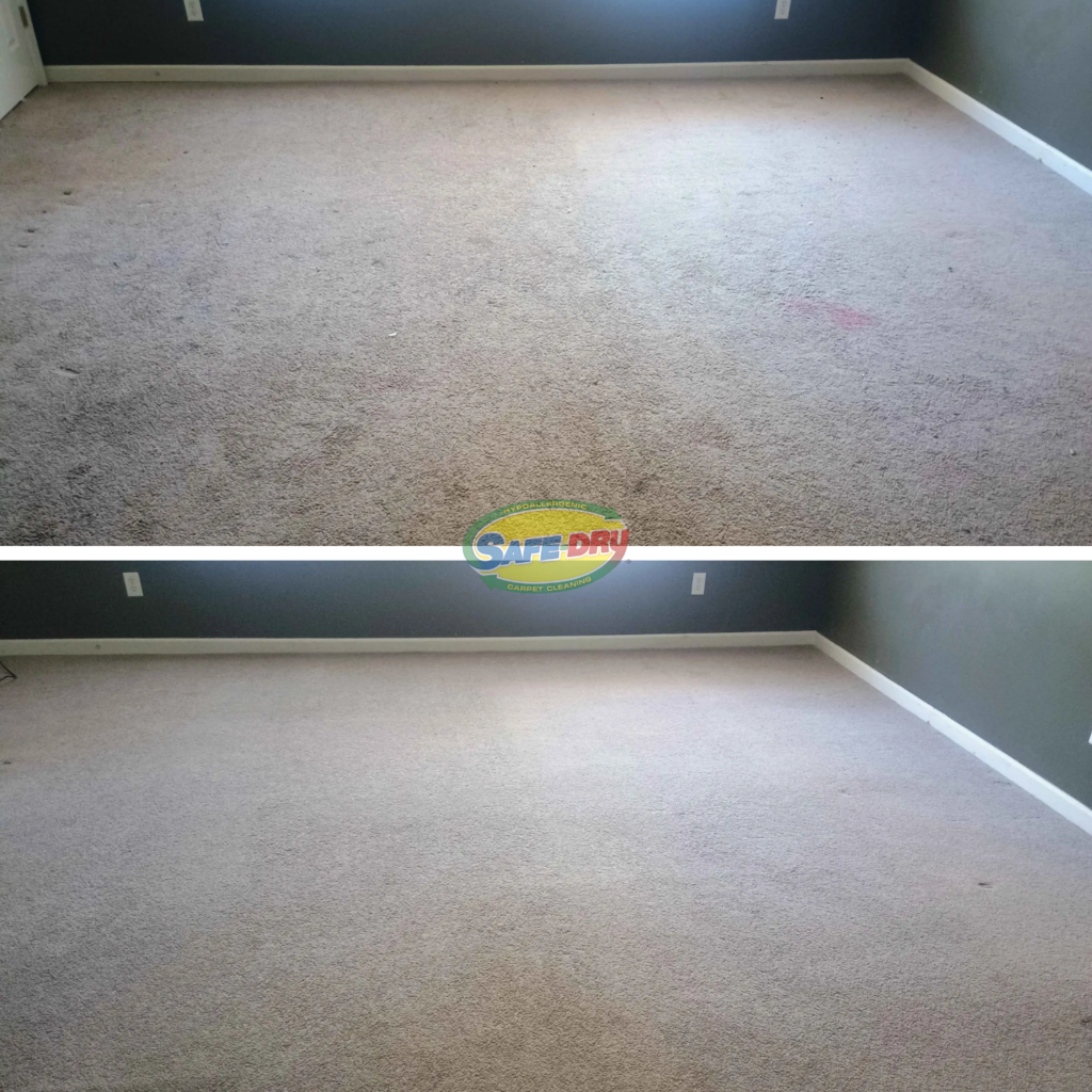 Before and After Carpet Cleaning
